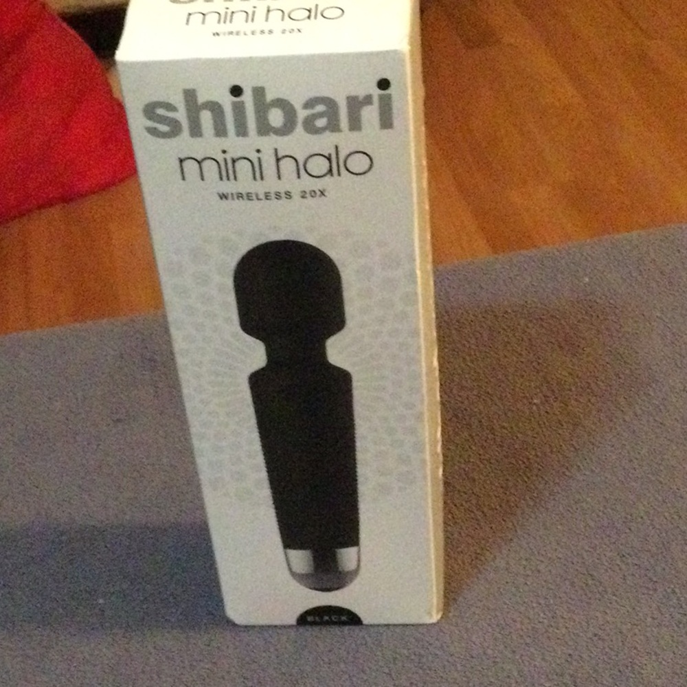 Shibari Mini Halo Wireless Massager - Black